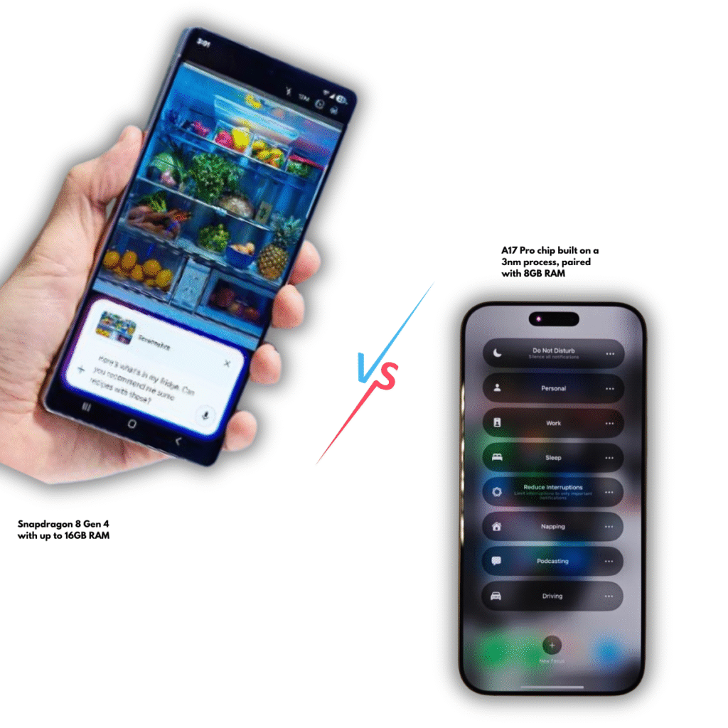 Samsung Galaxy S25 Ultra vs iPhone 15 Pro Max