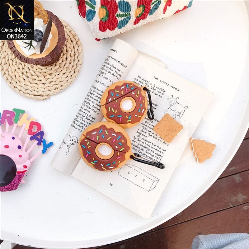 Apple 3D Cute Donuts Airpods 1 / 2 Case & Cover,,Apple Airpods,Airpods Case,Airpods case price in pakistan,mobile phone accessories,mobile accessories,mobile accessories pakistanaccesories pk,Apple Airpods 1 / 2 Cover