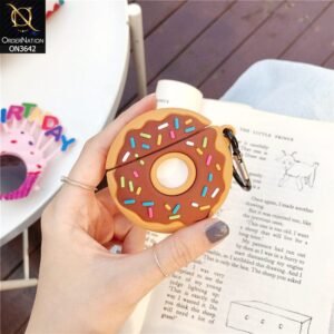 Apple 3D Cute Donuts Airpods 1 / 2 Case & Cover,,Apple Airpods,Airpods Case,Airpods case price in pakistan,mobile phone accessories,mobile accessories,mobile accessories pakistanaccesories pk,Apple Airpods 1 / 2 Cover