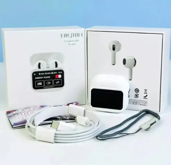 A11 Pro Tws Wireless Earbuds Touch Control Lcd Screen Earphone with Enc Noise Cancelling Super Bass Premium Sound Long Battery - Image 2