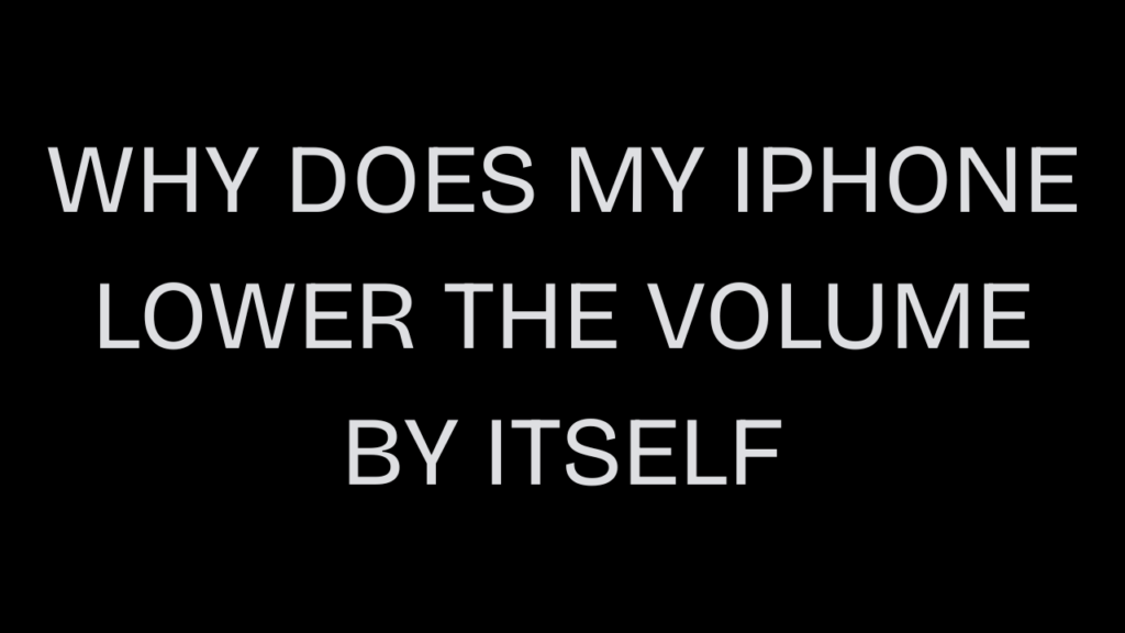 How to stop iPhone from lowering volume when battery is low